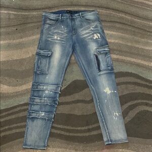 Aime Leon Dore Blue Skinny Jeans
